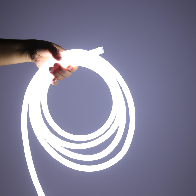Neon-nauhat vedenpitävä taivutettava led-putki huone sisustus neon valot: Valkoinen valo
