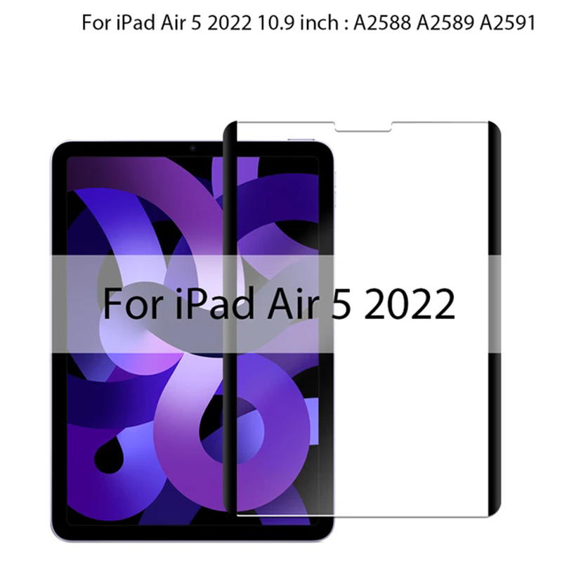 Protector de pantalla magnético reutilizable con sensación de papel para iPad 7/8 9th 10th Pro 11 Mini Air 1 2 3 4 5 6 2024 película de escritura esmerilada mate: Gris