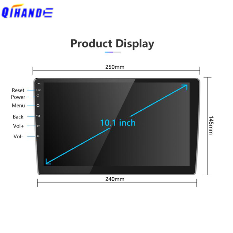 Pantalla táctil 2.5D nueva, compatible con 9 pulgadas, 10,2 pulgadas, digitalizador de pantalla táctil, KHX-1093 HYT, KHX-9055B, HLX-1819-V1
