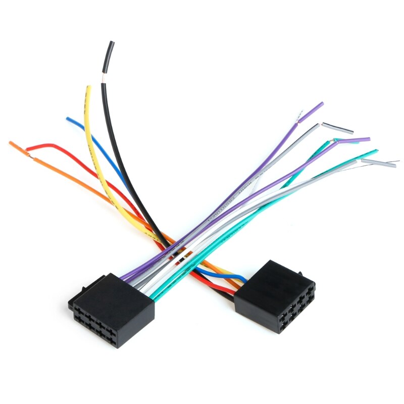 Arnés de Cableado Universal hembra ISO para coche, adaptador de Radio, conector de cable, Kit de enchufe, E7CA