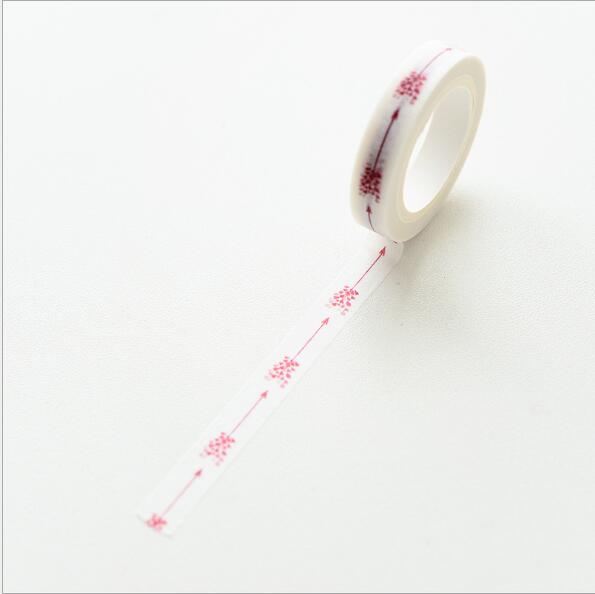 Ruban adhésif Washi Slim, 0.8CM de large, étiquette autocollante, usage quotidien, , amour, fournitures scolaires et de bureau, pour bricolage et Scrapbooking: 14