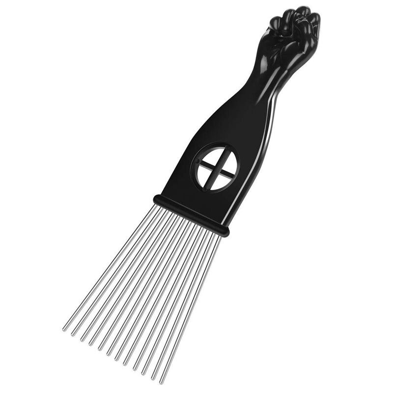 4 szt. Wybierz grzebień włosy afroamerykańskie szczotki metalowe robić włosów kolorowanie fryzjerskie grzebienie urządzenie robić stylizacji