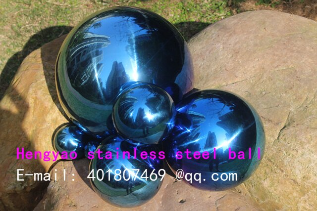 63mm in diameter Blauw rvs ball, holle bal, decoratie bal, Interieur artikelen voor, tuin decoratie