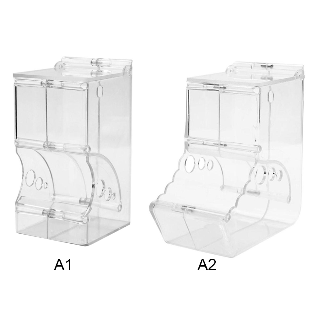 Creatieve Hamster Konijn Eten Dispenser Feeder Plastic Clear Automatische Pet Feeder Voor Hamster Cavia Voedsel Kom Container
