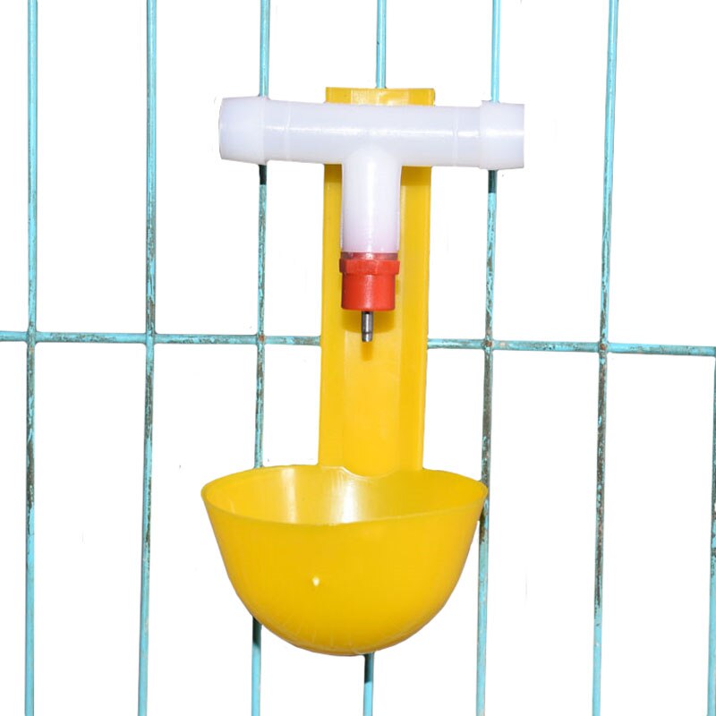 poultry Supplies Chicken waterer Cups Bird Feeding Cup Spring drinking Quail Bird Poultry Cage Automatic Drinking Device