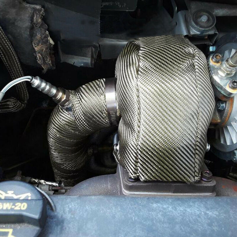Protector de calor de coche cubierta resistente a altas temperaturas con sujetadores motor de repuesto práctico