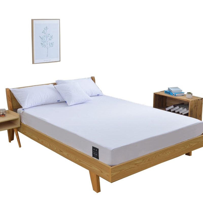 Terry Waterdichte Matrasbeschermer Bed Protector Katoen Matras Topper Hoeslaken Voor Volwassen Bed Bug Multi Kleur 180X200