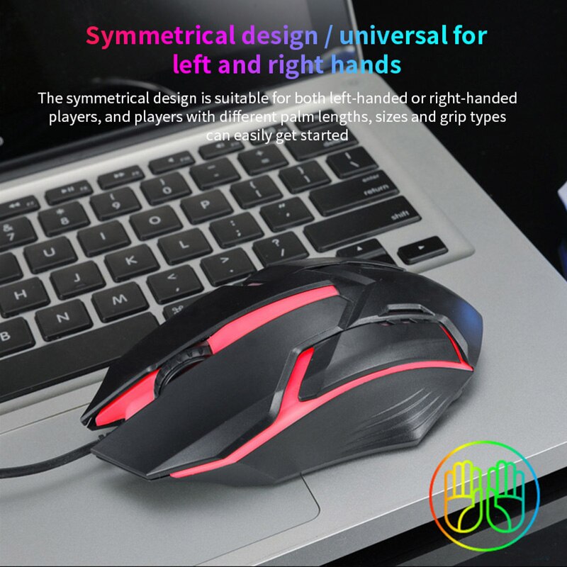 Mekanisk tangentbordsmus färgglad cool bakgrundsbelysning gamingmus och tangentbord wouse ergonomiska tangentbordsset för pc-spelare