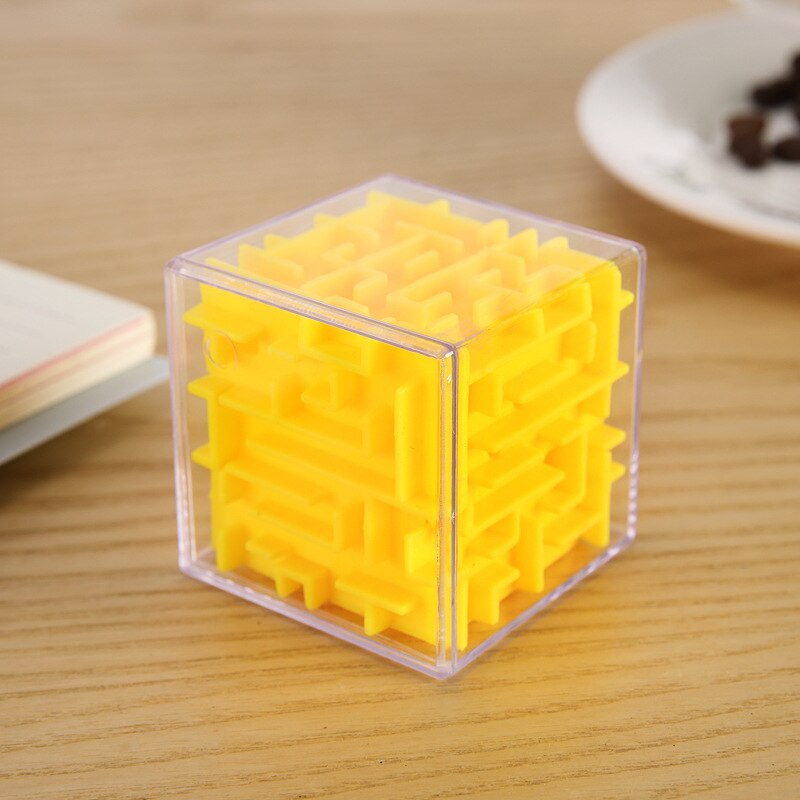 Tobefu 3D Doolhof Magische Kubus Transparant Zeszijdige Puzzel Speed Cube Rollende Bal Game Cubos Doolhof Speelgoed Voor Kinderen educatief