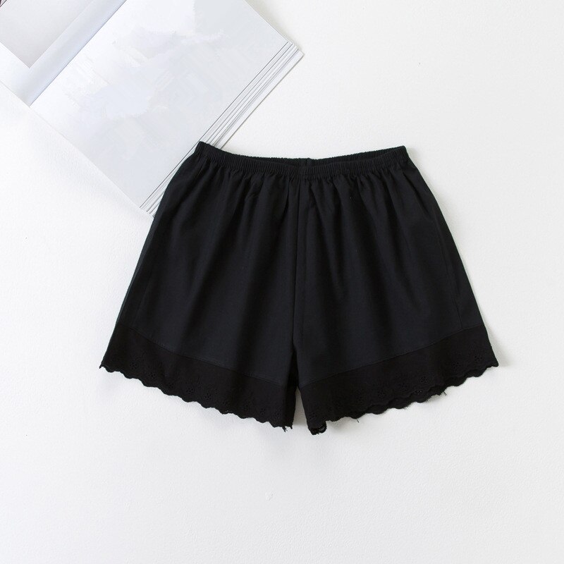 1 st sommar dam dam tunn bomullsspets strandshorts antilight bekväma coola skyddsbyxor qly 9606