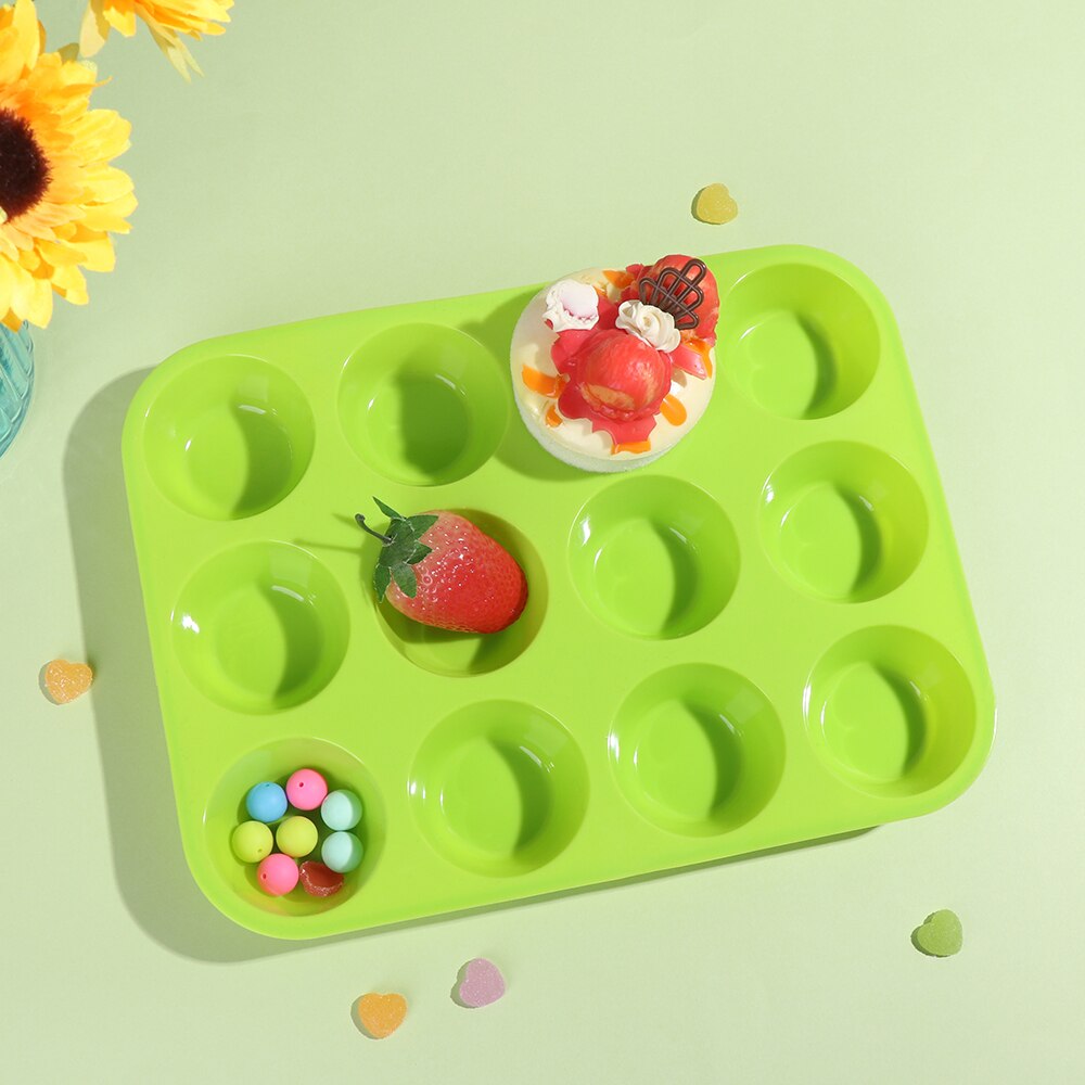 12 rooster siliconen grote muffin yorkshire puddingvorm antiaanbak cupcake bakvorm bakvorm keuken diy bakgereedschap