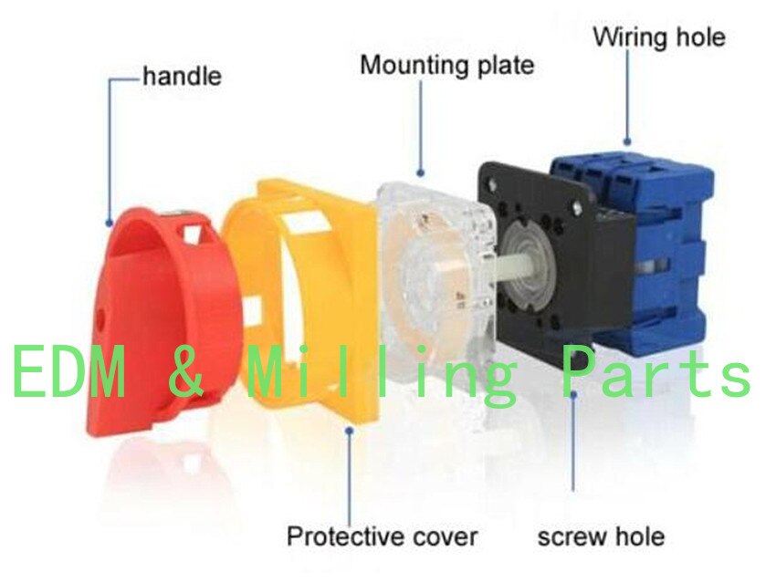 CNC Universal Load Break Switch/ Power Off Switch LW30-63A 4P Rotary Cam Switch 380V