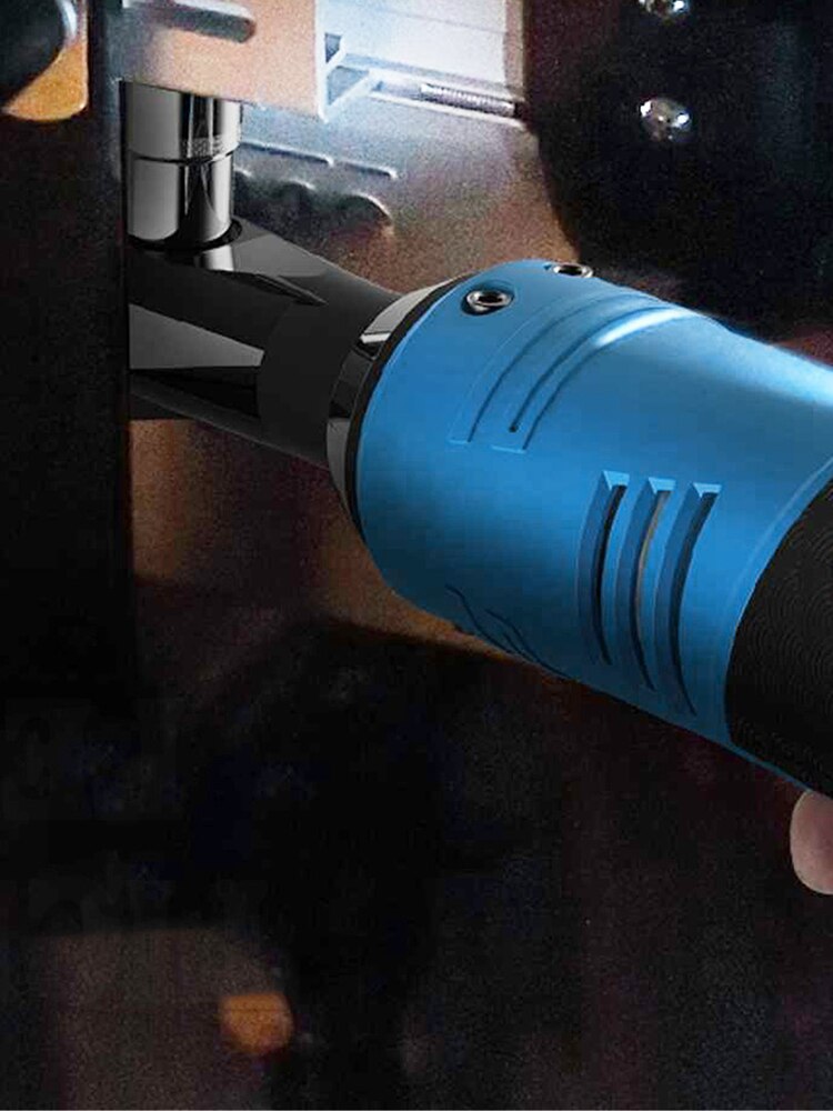 12V Electric Right Angle Torque Ratchet Wrench 3/8" Cordless Ratchet Wrench with Battery Set Rechargeable Car Repair Power Tools