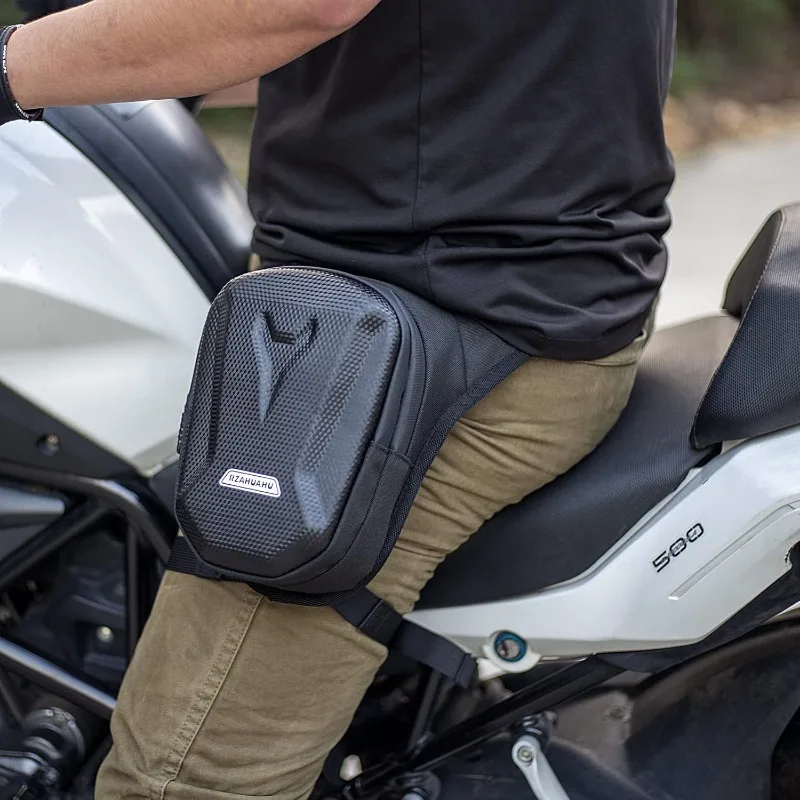 Motorcycle Waist Bag Leg Bag Men Women Bicycle Riding Tactics Thigh Waist Bag Mobile Phone Storage Hip Bag Cycling Backpack