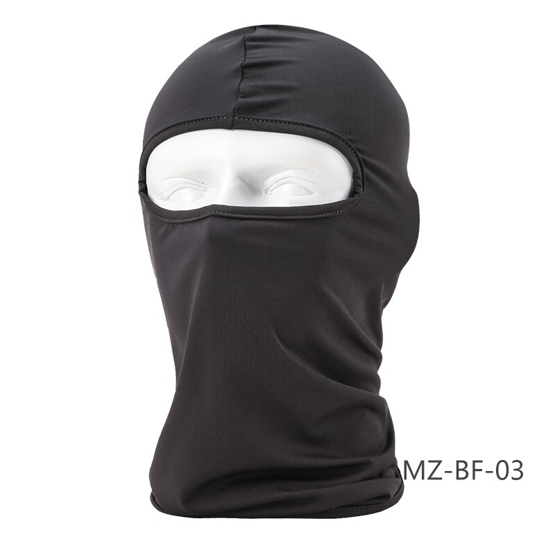 HEROBIKER-pasamontañas de LICRA para motociclista, máscara de Moto, Viso, Antivento, transpirable, Nuova: Darkgray-MZ-BF-03
