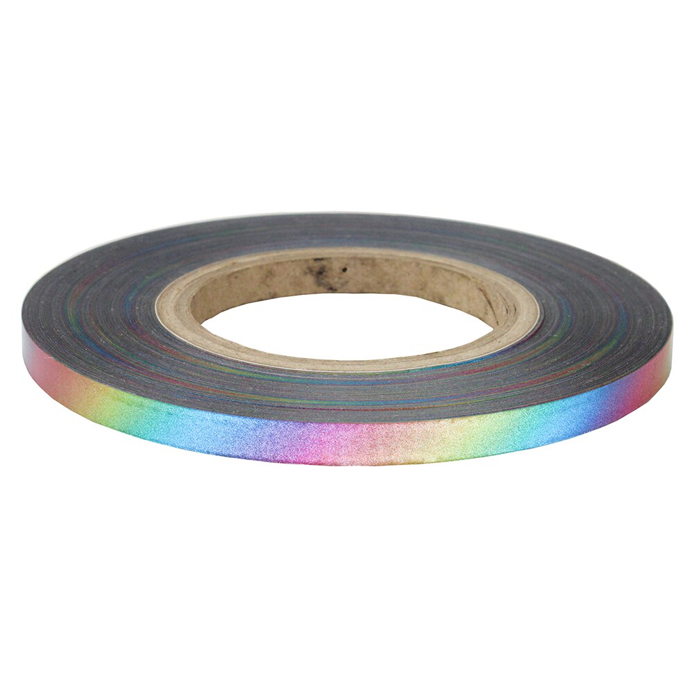 Iron on Rainbow Silver Reflective Tape Heat transfer Vinyl Film DIY Tape For Clothing