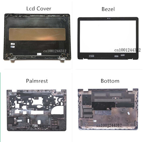 Orig for lenovo thinkpad 13 s2 lcd bak topplokk bakdeksel google/ lcd bezel /palmrest/bottom base 01 av 615 svart