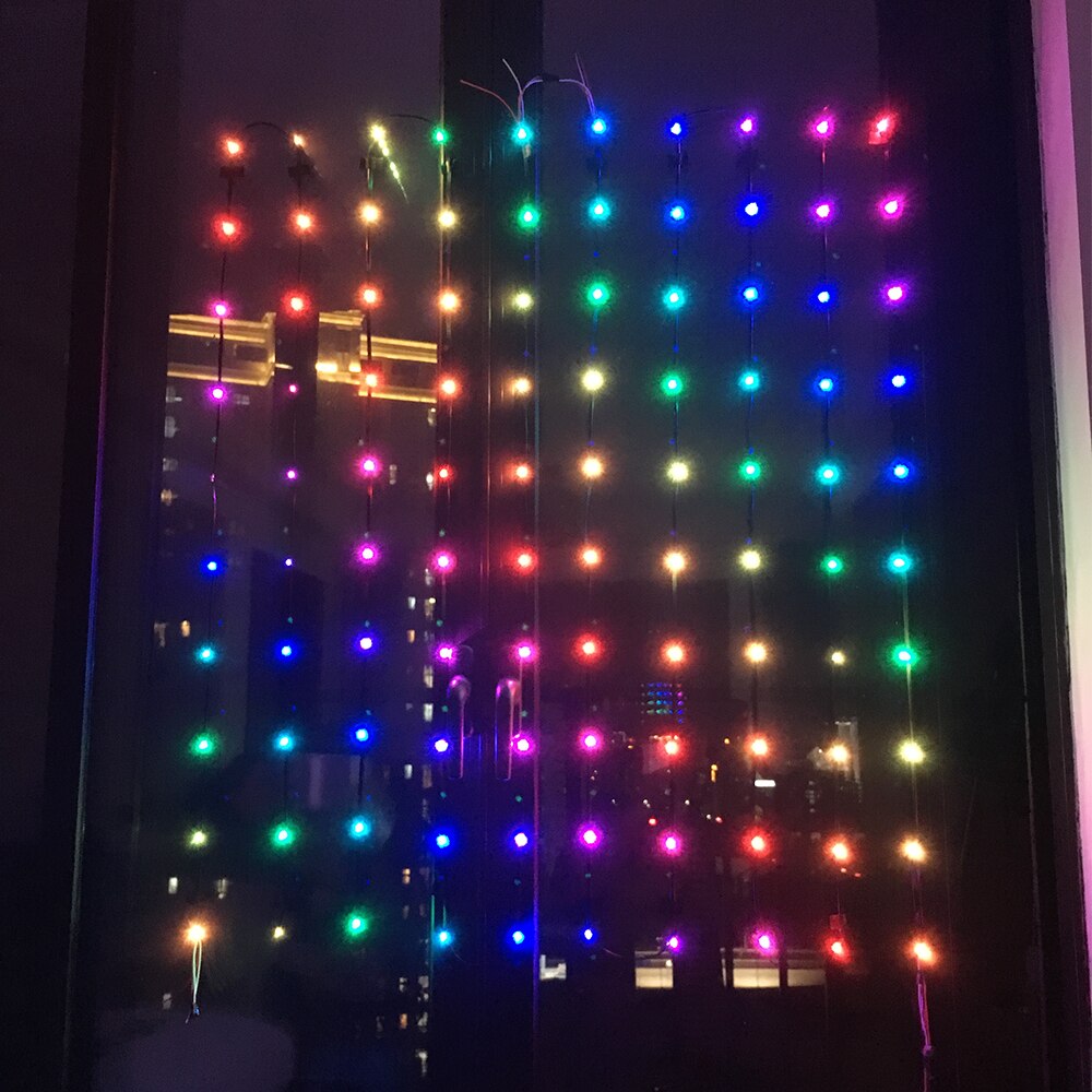 Diodes pré-soudées WS2812B, Module LED 5V 10cm, adressables individuellement, 5050 SMD RGB avec panneau dissipateur de chaleur, 50 pièces