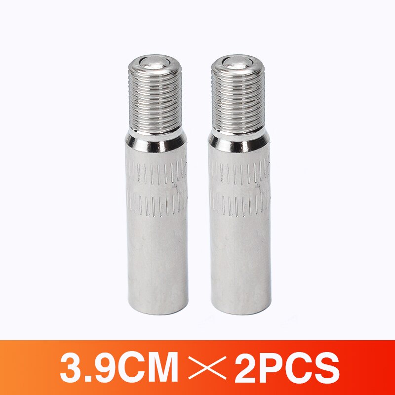 Cykel bil ventilförlängare för schrader ventil 19mm 25mm 39mm ersättning cykel cykel delar förlängningsrör tillbehör: 2 st 39mm