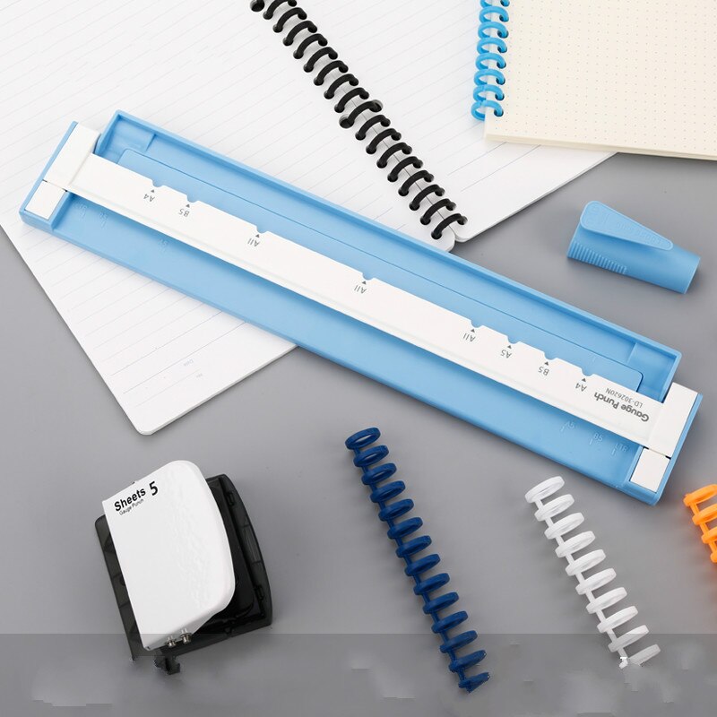 A4/A5/B5 Papier Cutter See Locher verlieren-Blatt Perforator Manuelle Sammelalbum Stanzen Maschine Büros Schule Verbindlich schreibwaren