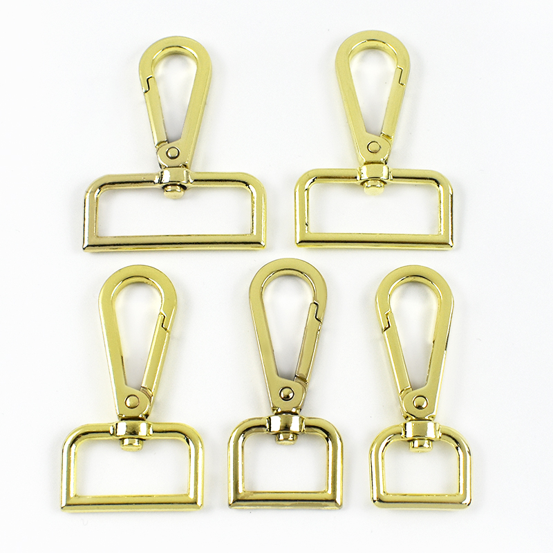30Pcs 16/20/25/32/50mm Metal Bag Buckles for Webbing Belt Strap Swivel Lobster Clasp Handbag Trigger Snap Hook DIY Clip Buckle: 9# / Gun Metal