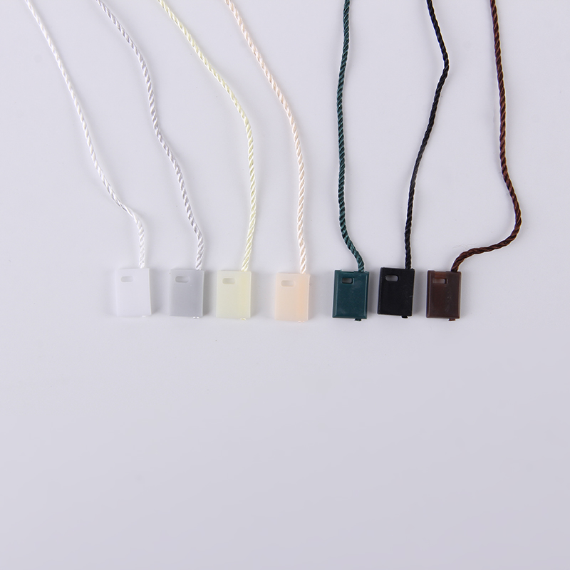 950 stücke Bunte Hängen Tag Nylon String Snap Lock Pin Schleife Verschluss Haken Krawatten