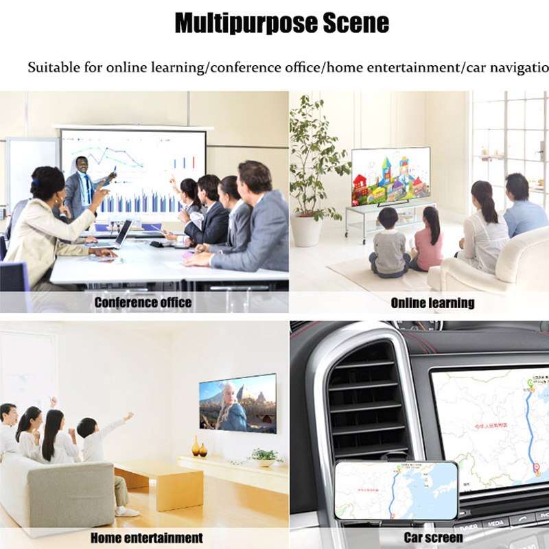 Wireless Mirascreen WIFI TV Stick Screen Sharing Dongle WIFI Screen Anycast 1080P Same Screen Device for Computer Tablet TV