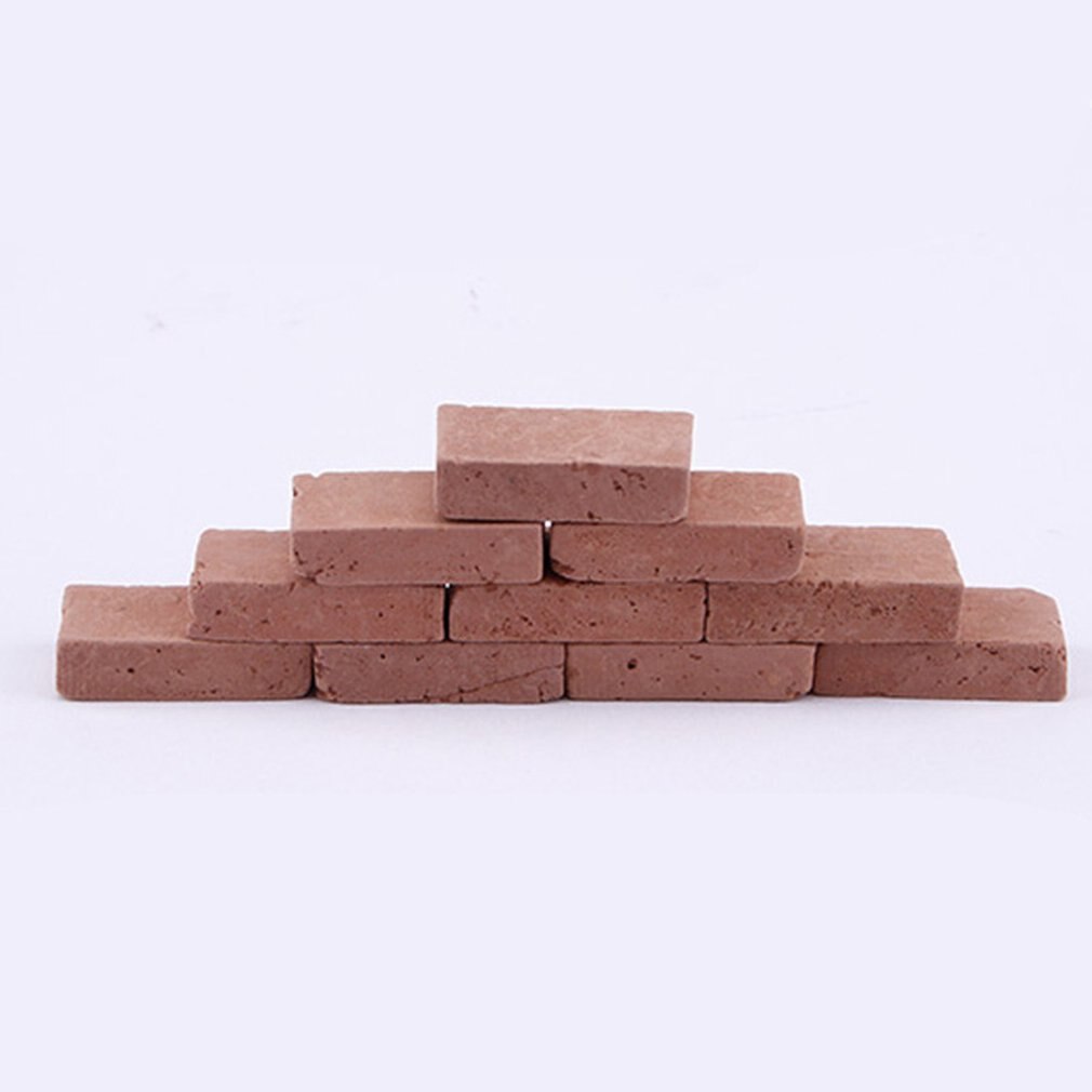 Kleuterschool Kinderen Diy Handleiding Les Zand Tafel Building Model Bakstenen Gebouw Huis Simulatie Mini Rode Baksteen Groene Tegel