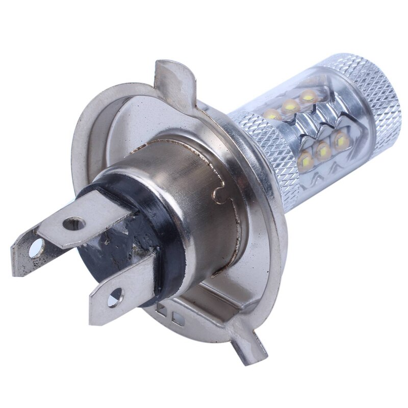 1X12V H4 80W 6000K Led Wit Licht Mistlampen Lamp Koplampen Voor Auto & 10 X T20 BA15S 382 P21W 1156 22 Smd Led 1.4W Auto T