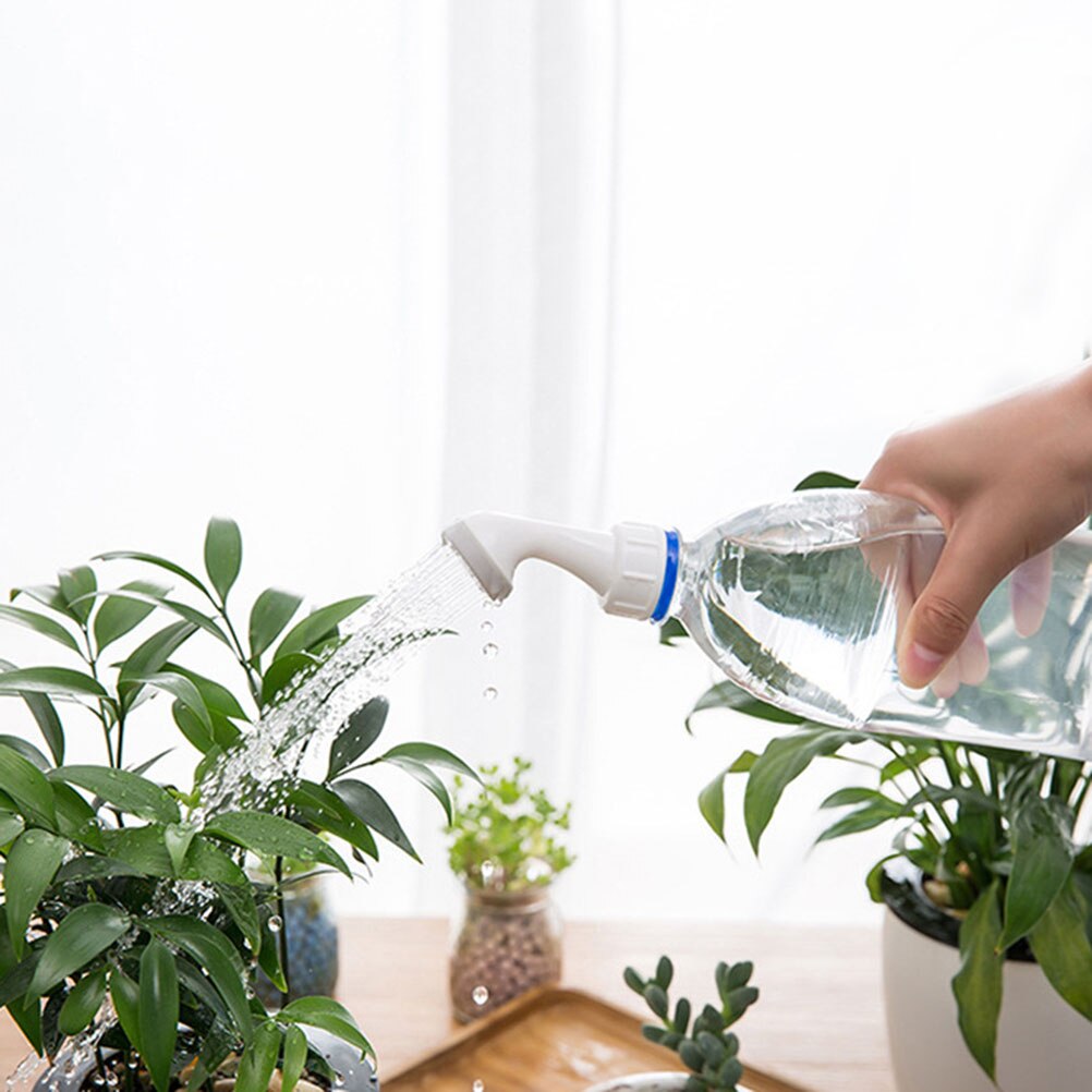 2 stk sprøyter bærbar slitesterk funksjonell plast vannsprinkler vanningsdyse til hageplanter flaske