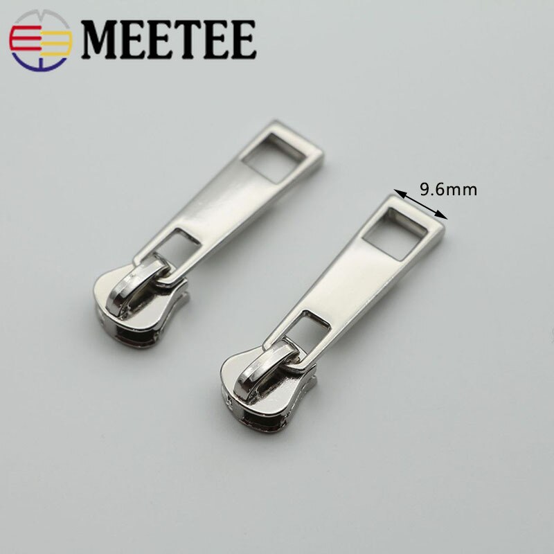 4/8Meters Meetee NO.5# Open-end Resin Zipper for Sewing Bag Zips Repair Jackets Coat Down Zippers DIY Garment Accessories