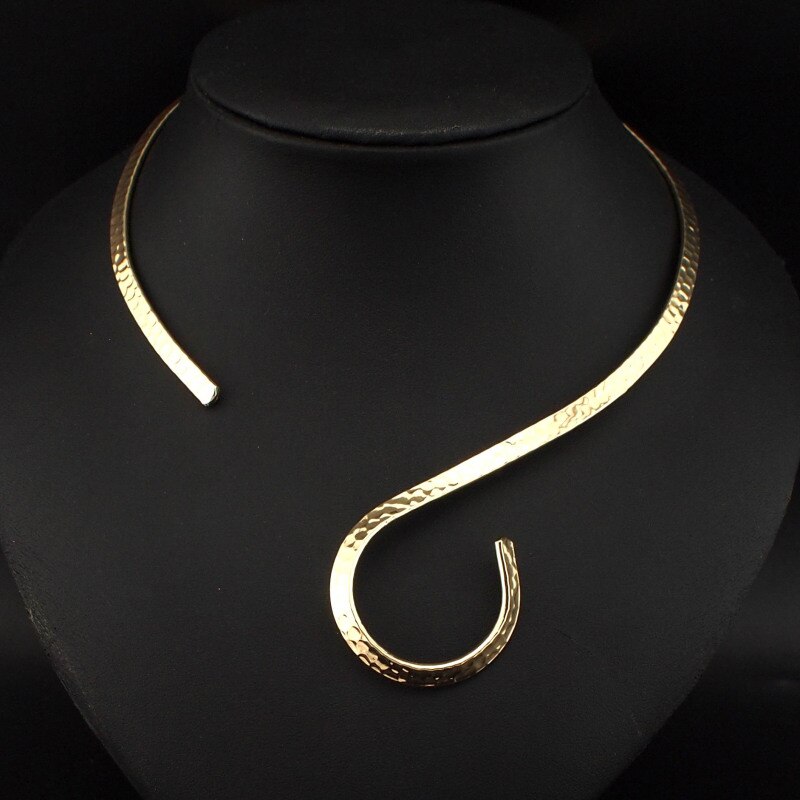 Manilai grande moda punk gargantilha colares maxi jóias de metal torques gargantilha gargantilha gargantilha colar de babador feminino colares collier femme