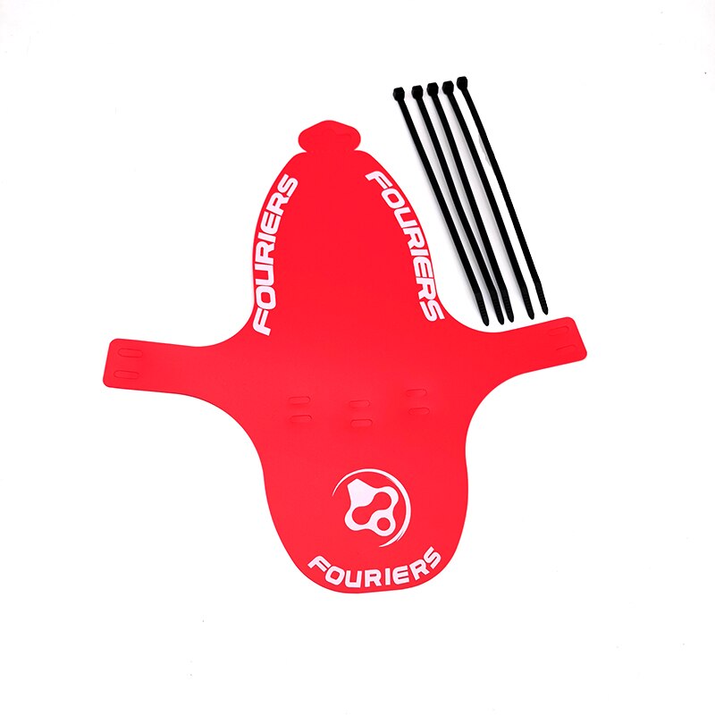 Fouriers ac -mg001 fiets voorspatbord mountainbike spatbord kunststof modder onderdelen: Voorspatbord rood