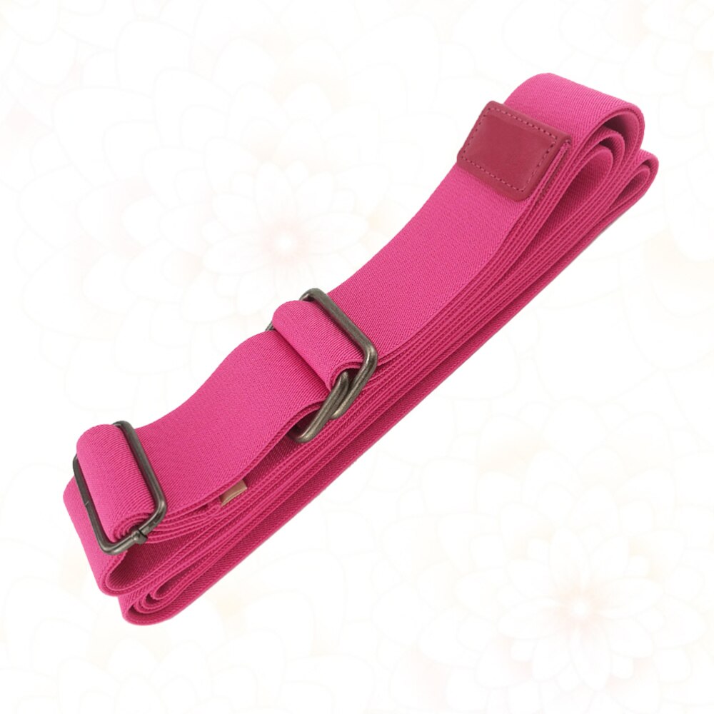 1Pc Hulpapparatuur Touw Weerstand Stretch Band Meditatie Riemspanning Band Voor Sport Thuis Yoga Fitness: Rosy