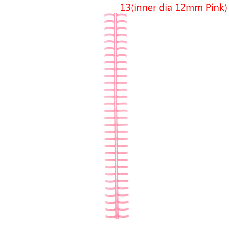 10/12mm 30 otwór koła pierścień luźne liście plastikowy pierścień wiążący dla Kid A4 A5 A6 Notebook Binding klipy papier do majsterkowania Notebook Album: Style-13