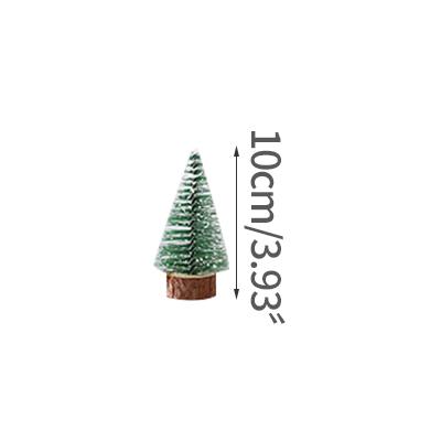 Small Mini Christmas Tree Office Window Desktop Decoration Christmas Christmas Ornaments Pine Tree Home Decor: 10CM