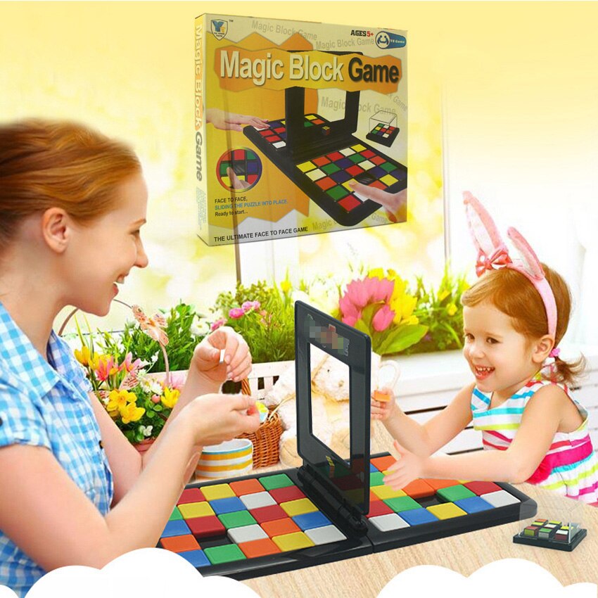 2020 cubo magico cubo di puzzle 3D Di Puzzle Gara Cubo Gioco Da Tavolo Per Bambini Adulti Educazione Giocattolo Genitore-Bambino A Doppia Velocità gioco di Magia Magia Cubi