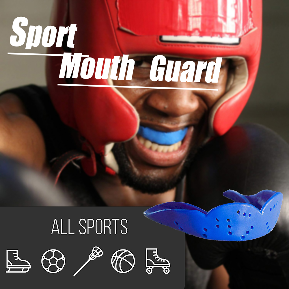 Mondbeschermer voor de tanden, voor sport, boksen, voetbal, basketbal, karate, muay thai, veiligheid, bescherming voor volwassenen en kinderen.