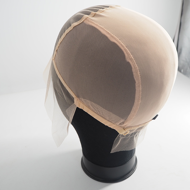 Cierre Frontal de encaje para peluca, gorros para hacer pelucas, malla, 13x6