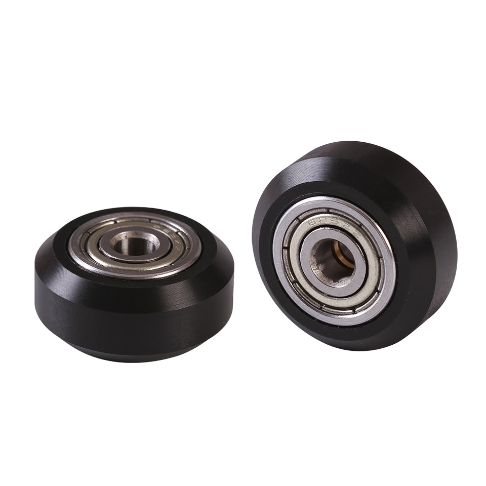 CNC Openbuilds Plastic wheel POM with 625zz MR105zz Idler Pulley Gear Passive Round Wheel Perlin Wheel V type for V-Slot