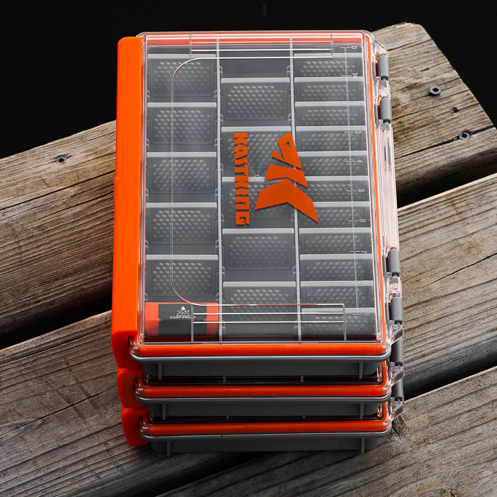 KastKing HyperSeal Waterdichte Vis Tackle Box - 3600 & 3700 Bakken - Verwijderbare Verdelers