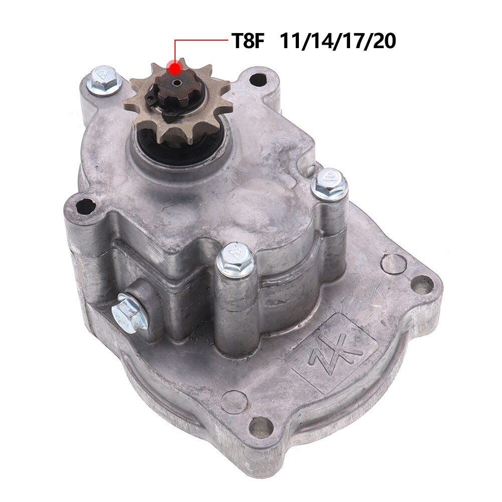 T8F 11T Clutch Drum Gear Box with 126 Links Chain 54T Sprocket for 47cc- 49cc Go Kart Mini Moto Dirt Bike Scooter ATV Buggy