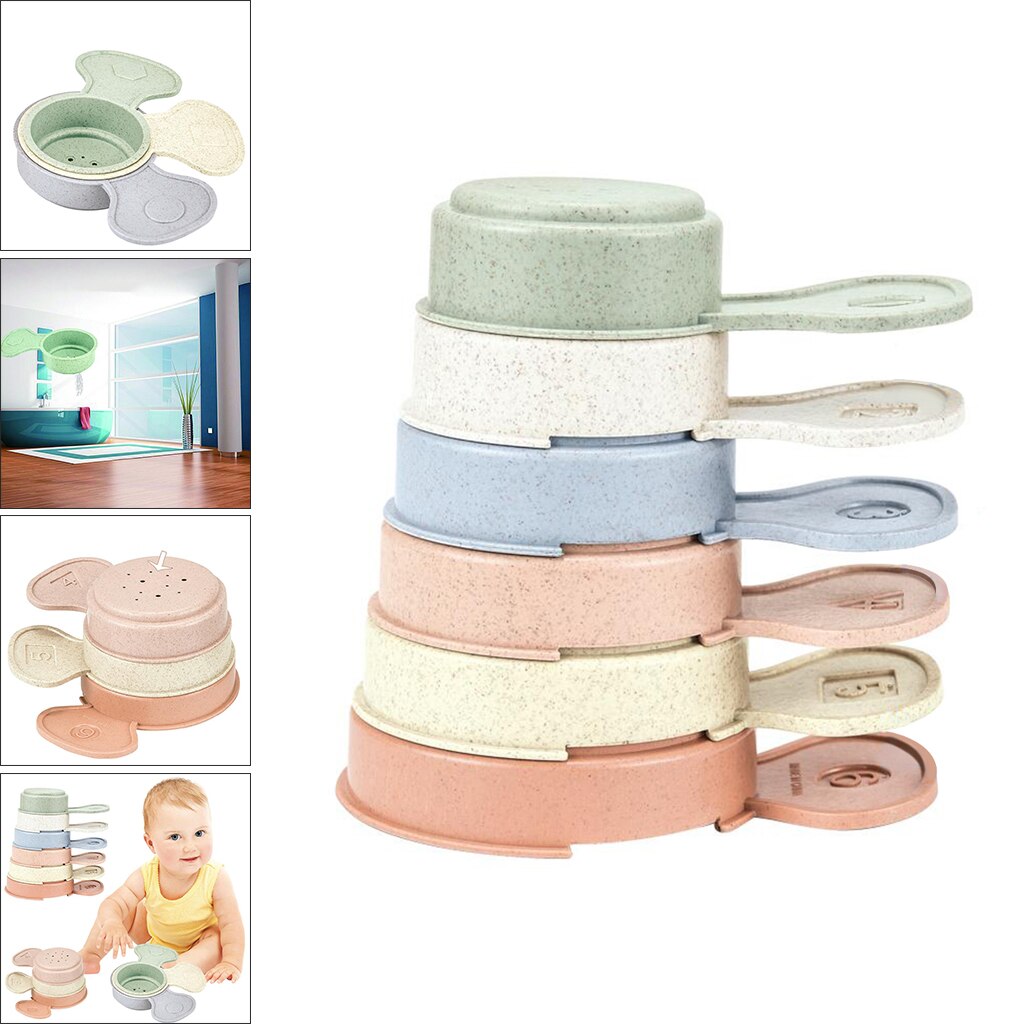 Stacking Cups Baby Building Stack Up Cups Water & Sand Party Activity Toys