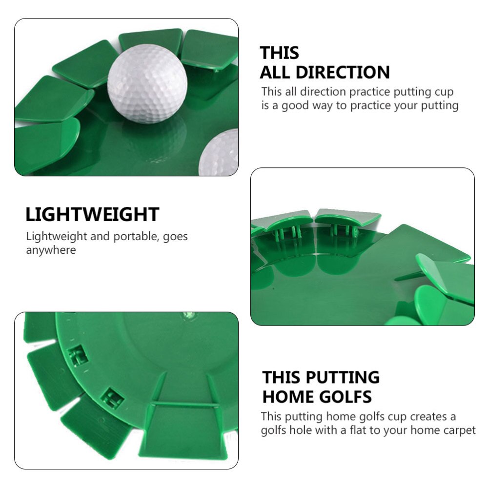 2 stuks indoor golf putter cup golf putting oefenhole putting trainingshulpmiddel