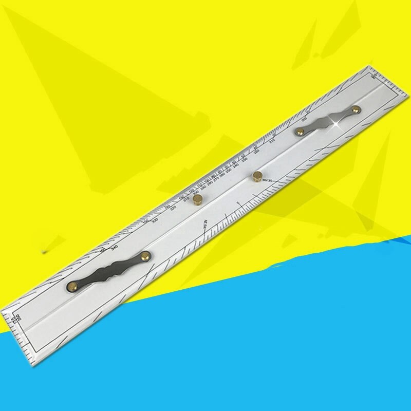 Règle Marine règle parallèle cartes nautiques règle parallèle cartographie Points pour tirer règle parallèle 450MM