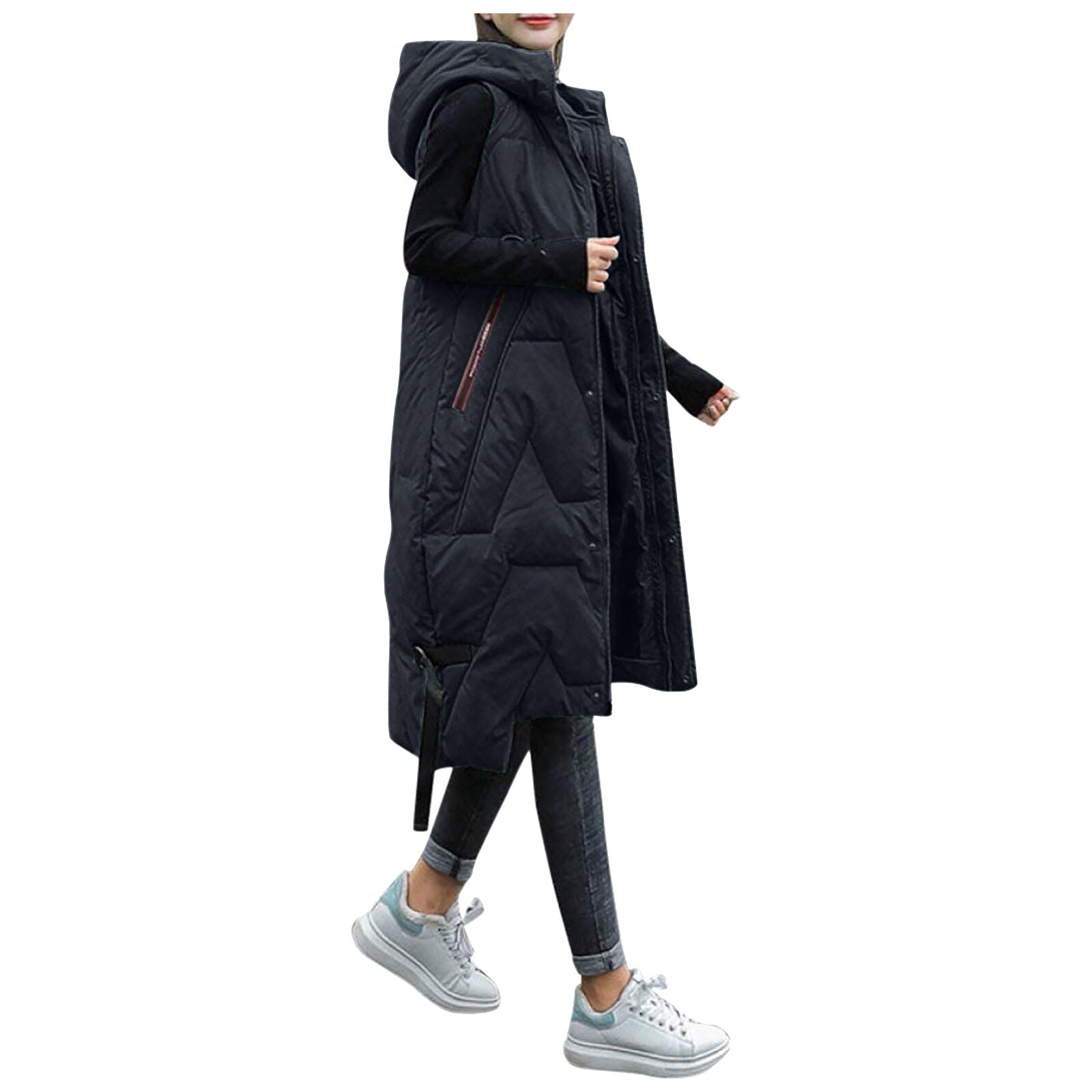 Gilet longue senza maniche - nero - Donna - 22.00€ - Kiabi