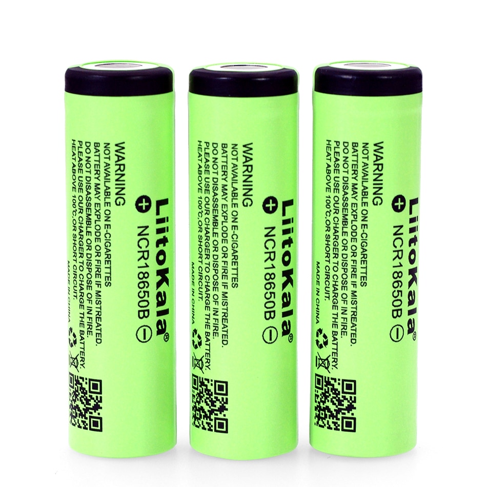 Liitokala 18650 3400mAh lithium battery NCR18650B 3.7V batteries for flashlights ues