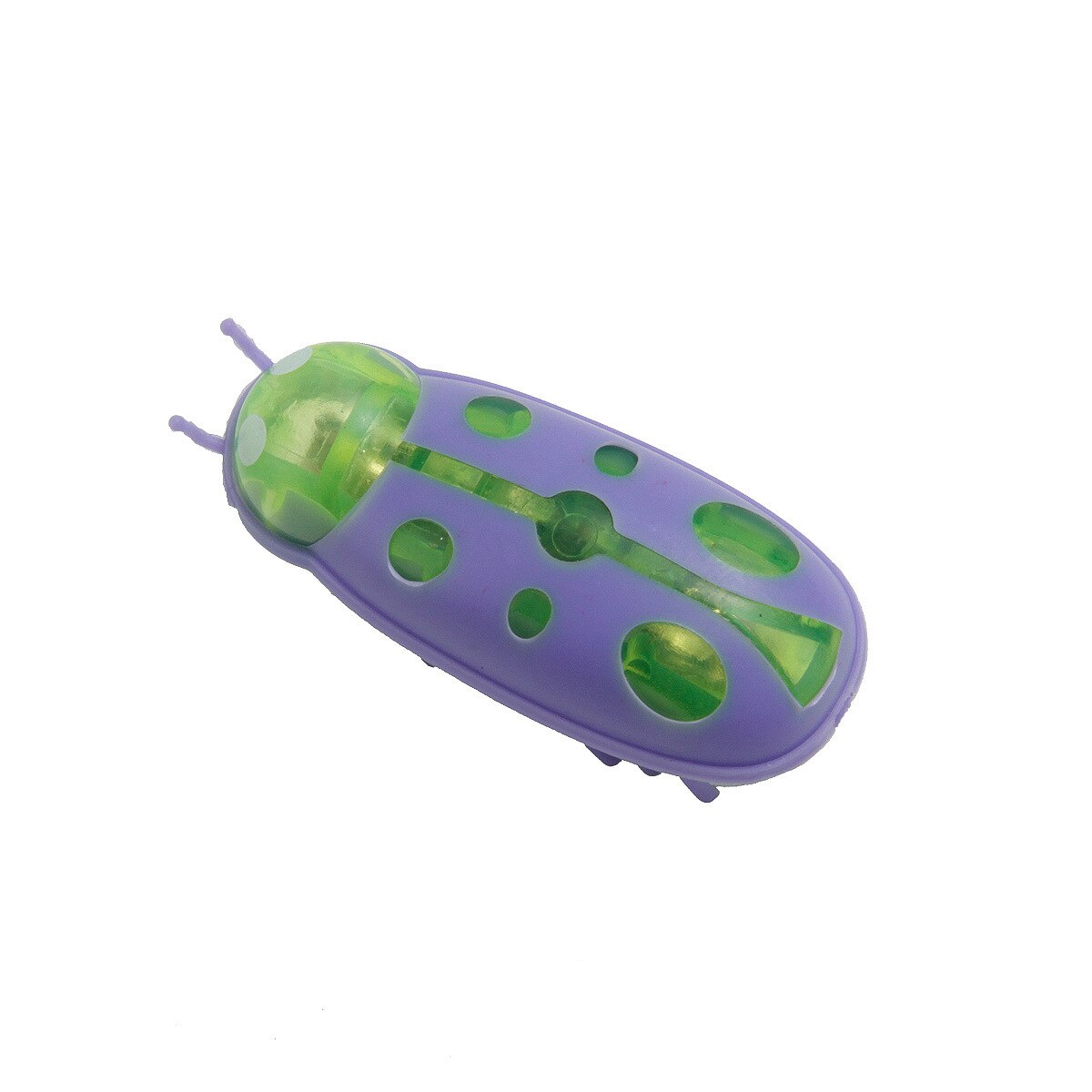 Jouet électrique à bascule automatique pour animal de compagnie, jouet à piles, amusant et vibrant, disponible en plusieurs couleurs: Ladybug Purple Green