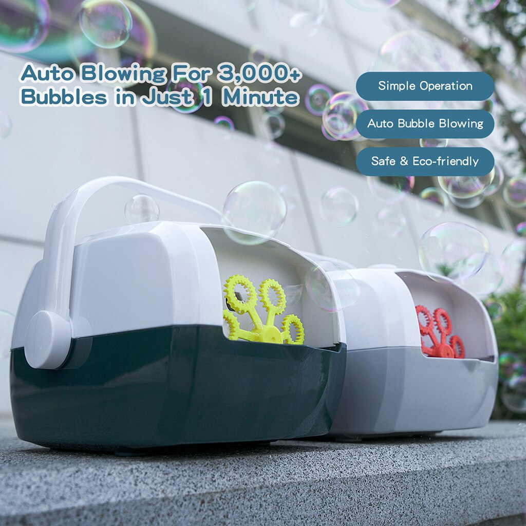 Outdoor Toy Funny Automatic Colorful Bubble Blower Maker Toys Electric Outdoor Toys for Wedding Party Birthday