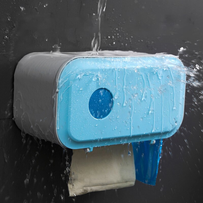 GURET multifonction porte-papier hygiénique étanche boîte à mouchoirs toilette mural boîte de rangement salle de bain accessoires ensembles